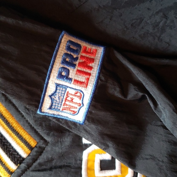 Men's Vintage Black And Gold XL Pittsburgh Steelers Champion Pullover. - Picture 9 of 10